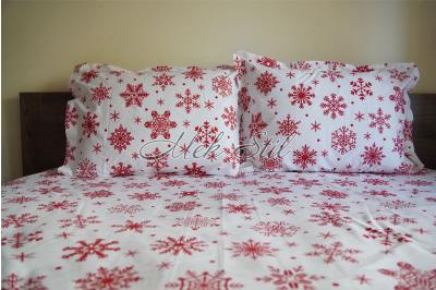 Спално бельо   Коледен текстил 2023 Коледно спално бельо модел1